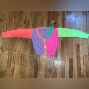 Colorful Playful Cardigan!
